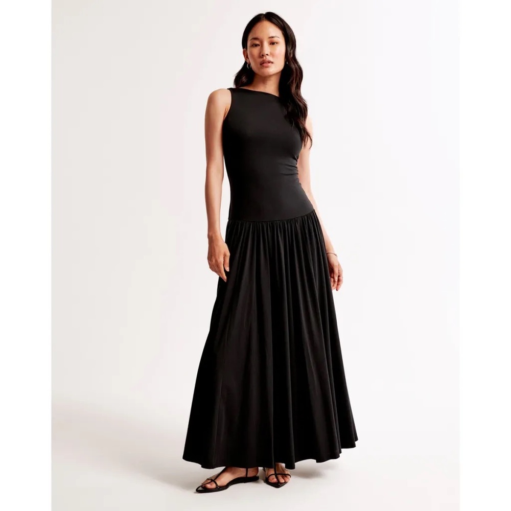 Abercrombie 	
Women's
Knit Drop-Waist Maxi Dress
